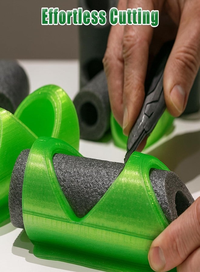 squishy 3PCS Big 45 Degree Angle Cutter Tool, Pipe Cutter, Foam Shaping Tool, Pipe Forming Tool, Multi-Use Angled Tool for Foam and Pipe Insulation with Angled Edges - Image 2